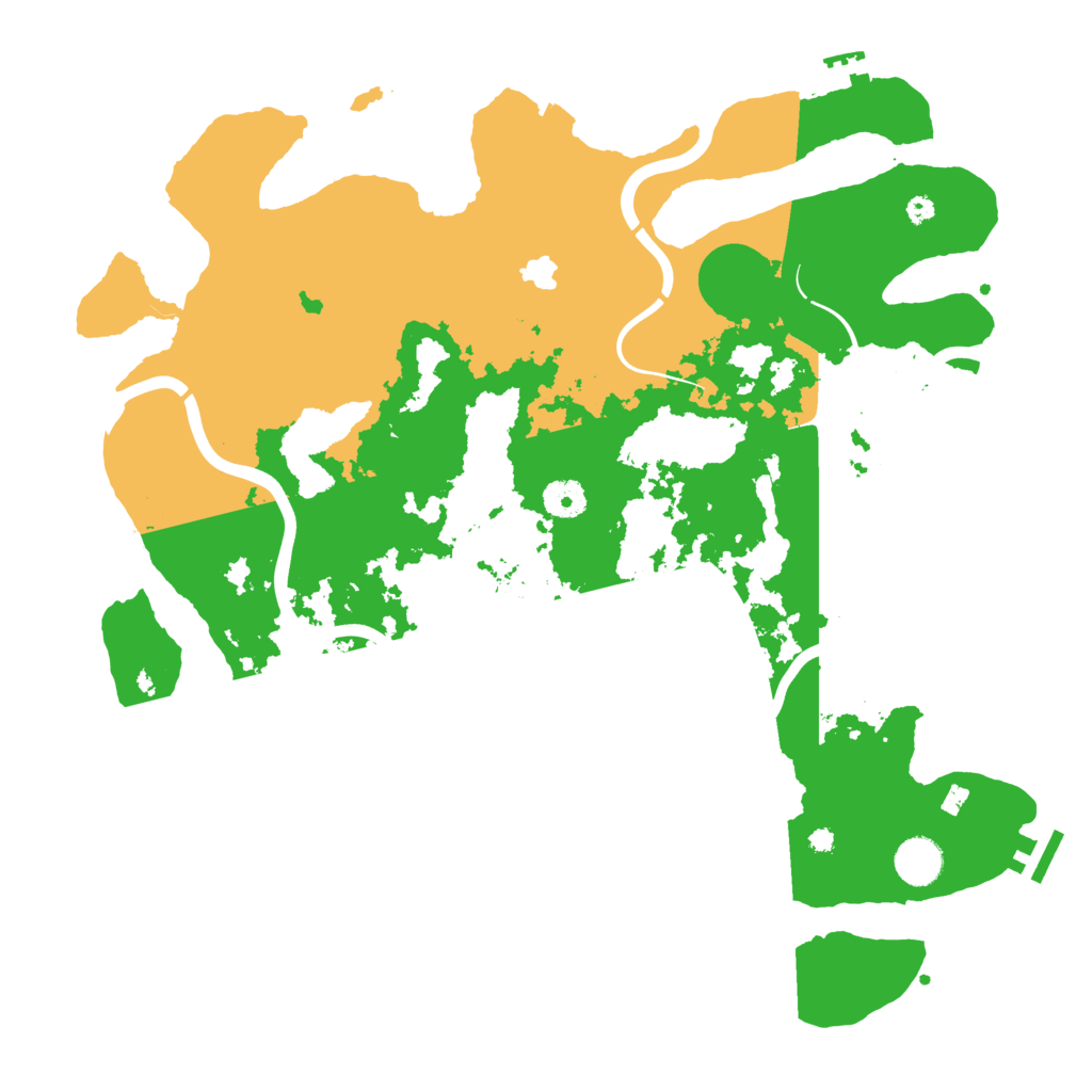 Biome Rust Map: Procedural Map, Size: 4000, Seed: 312321123
