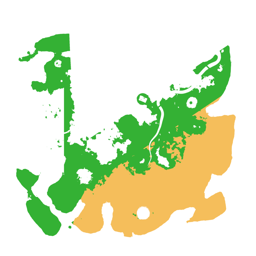 Biome Rust Map: Procedural Map, Size: 3500, Seed: 1072434251
