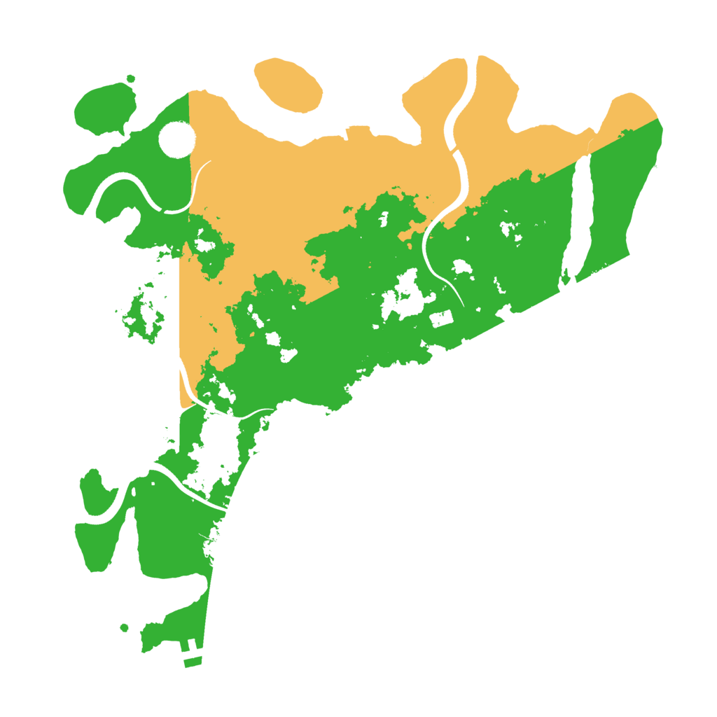Biome Rust Map: Procedural Map, Size: 3500, Seed: 193438530