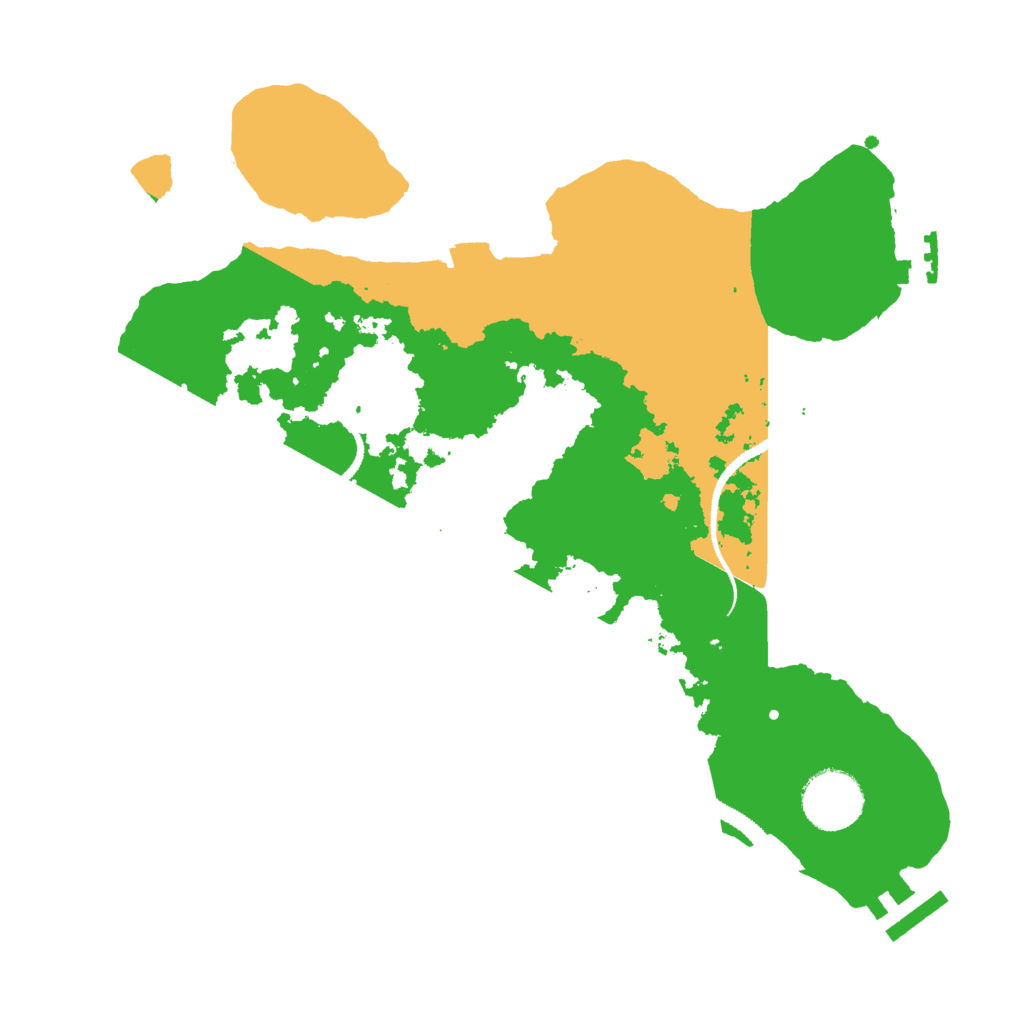 Biome Rust Map: Procedural Map, Size: 3000, Seed: 415337848