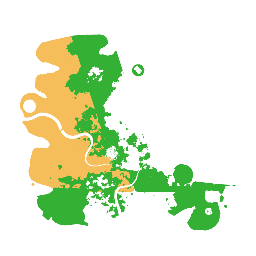 Biome Rust Map: Procedural Map, Size: 3500, Seed: 877939513