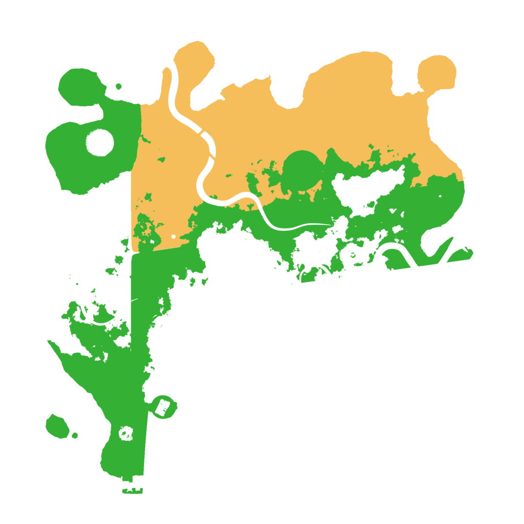 Biome Rust Map: Procedural Map, Size: 3558, Seed: 50000