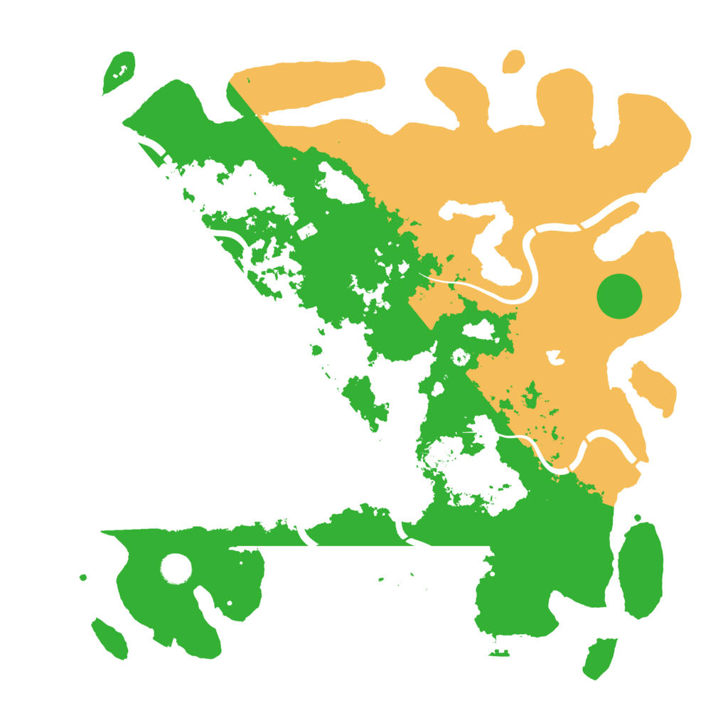 Biome Rust Map: Procedural Map, Size: 4250, Seed: 345747