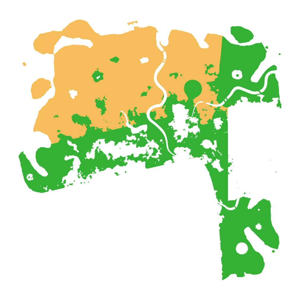 Biome Rust Map: Procedural Map, Size: 4500, Seed: 1564125