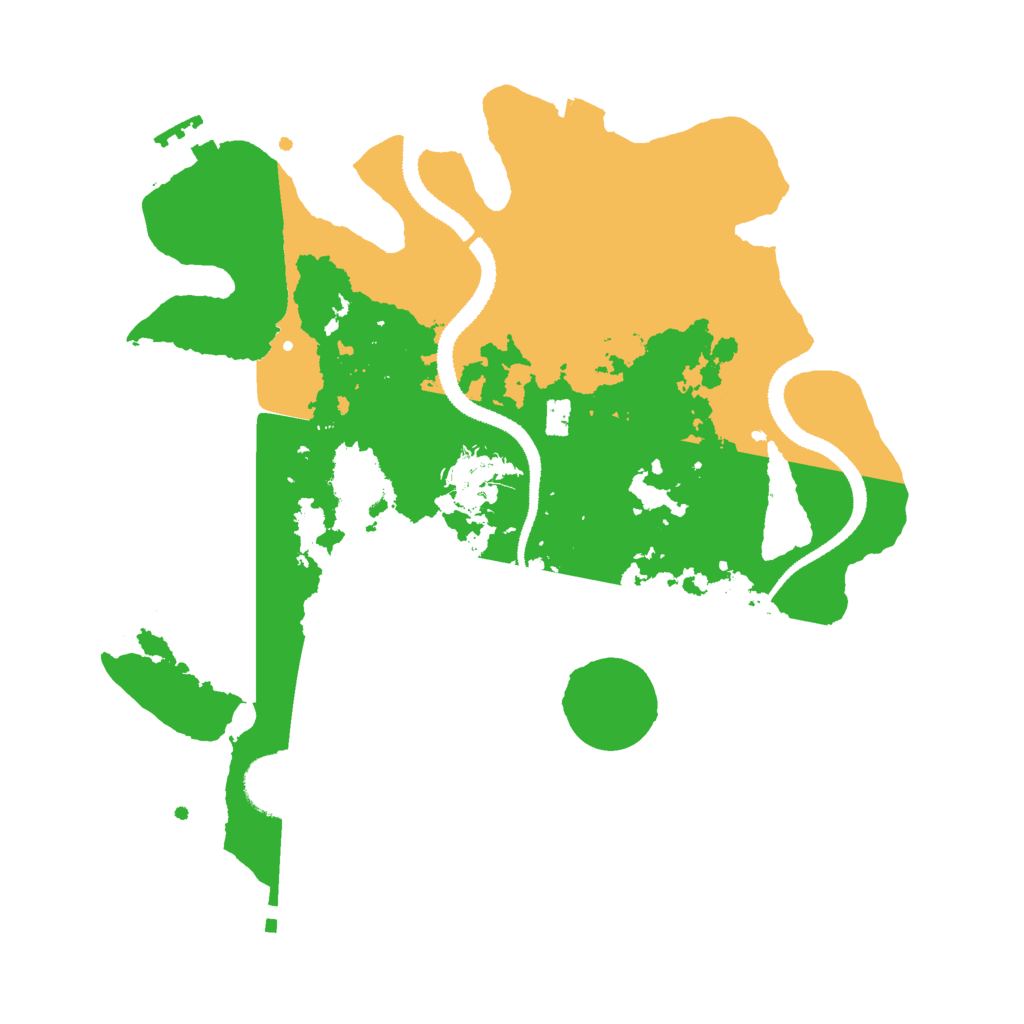 Biome Rust Map: Procedural Map, Size: 3000, Seed: 965870801