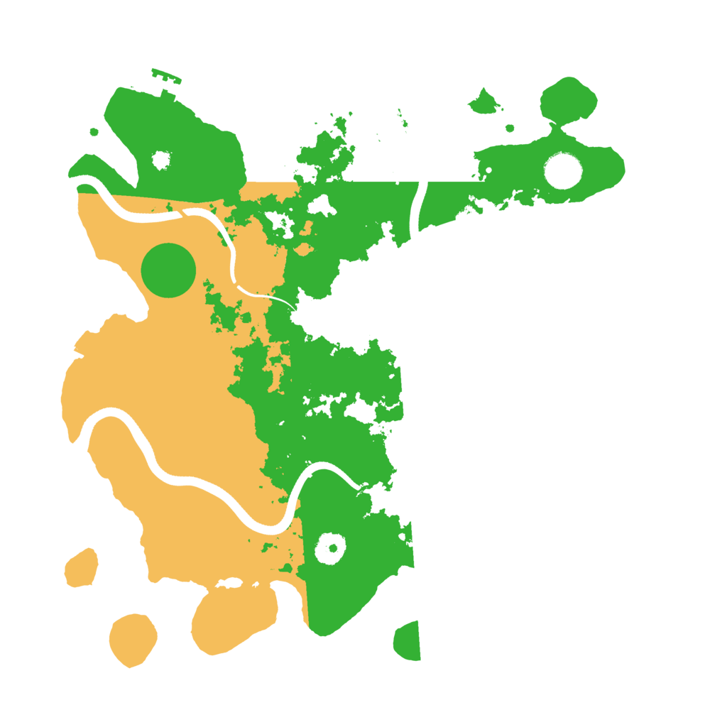 Biome Rust Map: Procedural Map, Size: 3500, Seed: 67835467