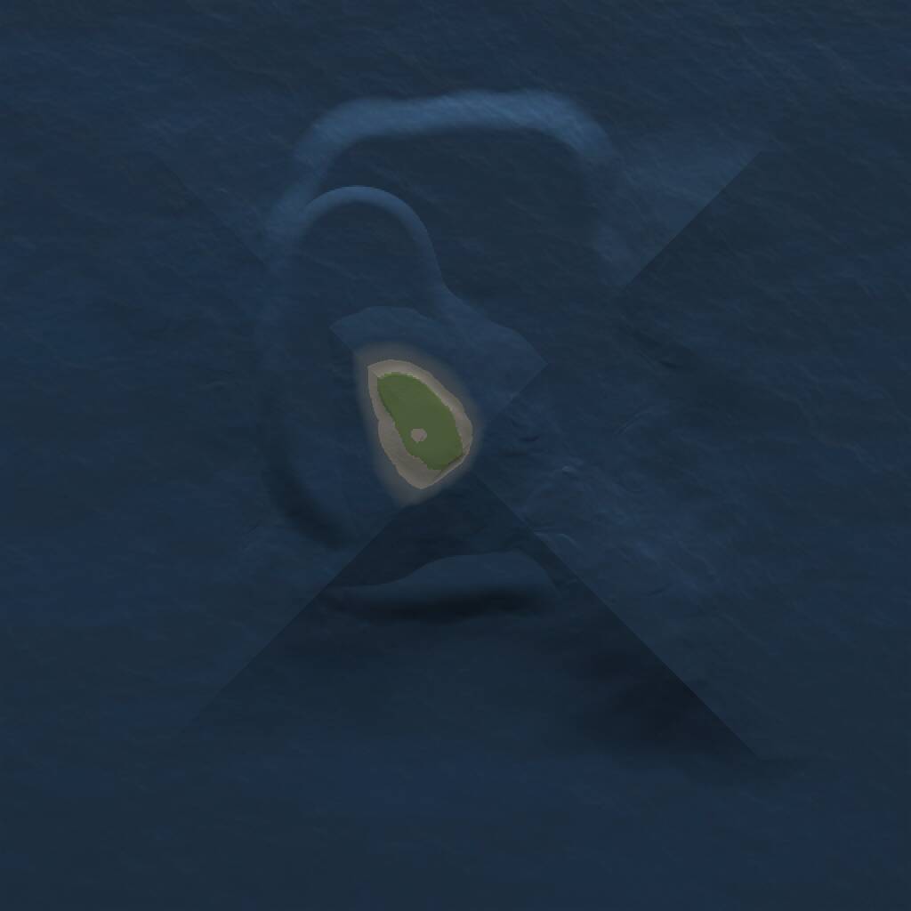 Rust Map: Procedural Map, Size: 1000, Seed: 42349537, 1 Monuments