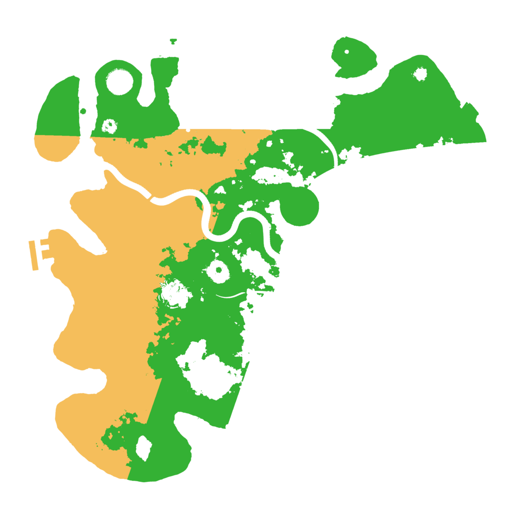 Biome Rust Map: Procedural Map, Size: 3500, Seed: 847291