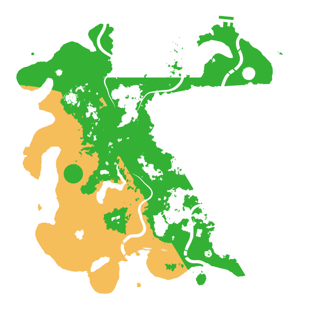 Biome Rust Map: Procedural Map, Size: 4250, Seed: 154697188