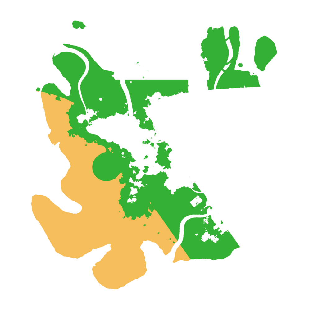 Biome Rust Map: Procedural Map, Size: 3000, Seed: 1230249954