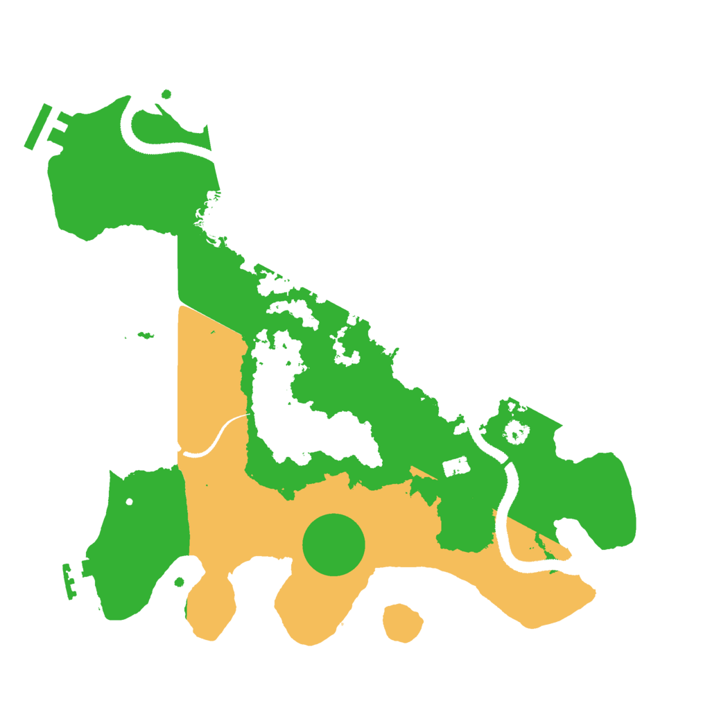 Biome Rust Map: Procedural Map, Size: 3000, Seed: 14507