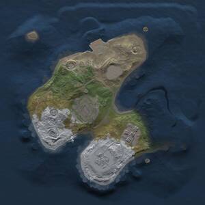 Thumbnail Rust Map: Procedural Map, Size: 1750, Seed: 464472311, 5 Monuments