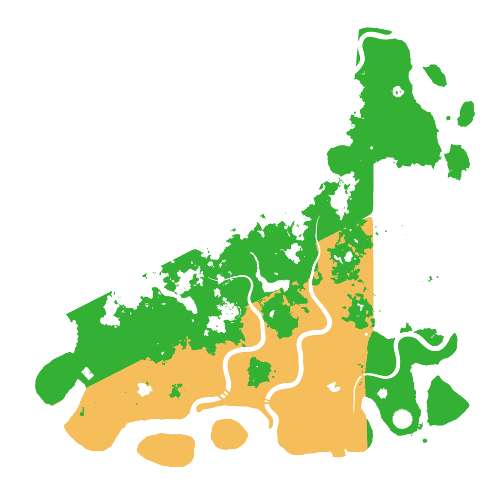 Biome Rust Map: Procedural Map, Size: 4500, Seed: 76442