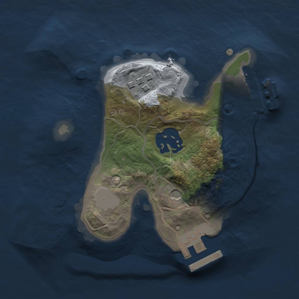 Rust Map: Procedural Map, Size: 1700, Seed: 1610418415, 6 Monuments