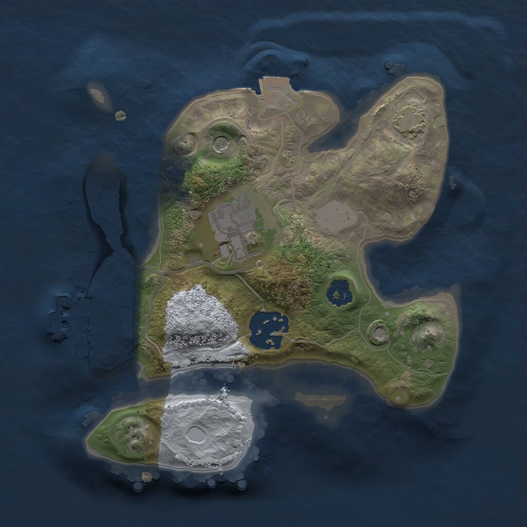 Rust Map: Procedural Map, Size: 2000, Seed: 20151978, 6 Monuments