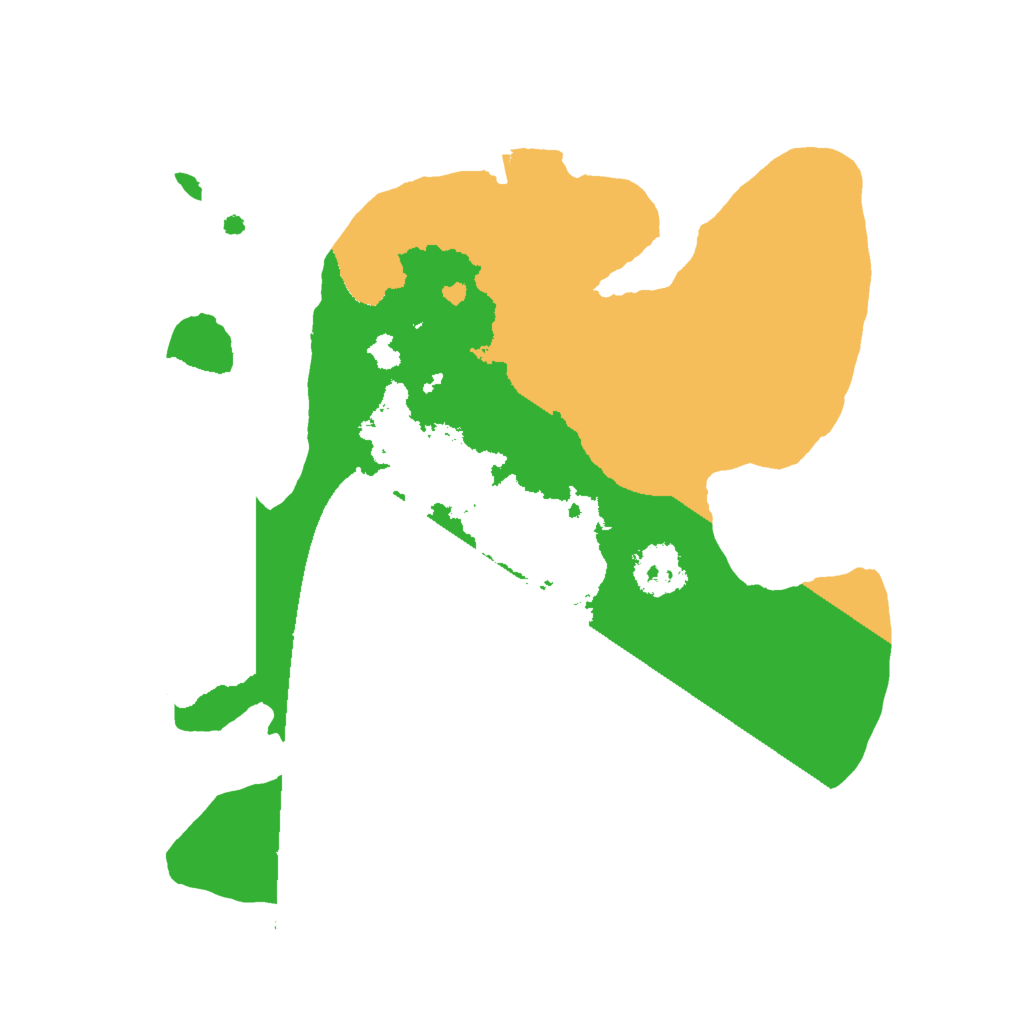 Biome Rust Map: Procedural Map, Size: 2000, Seed: 20151978