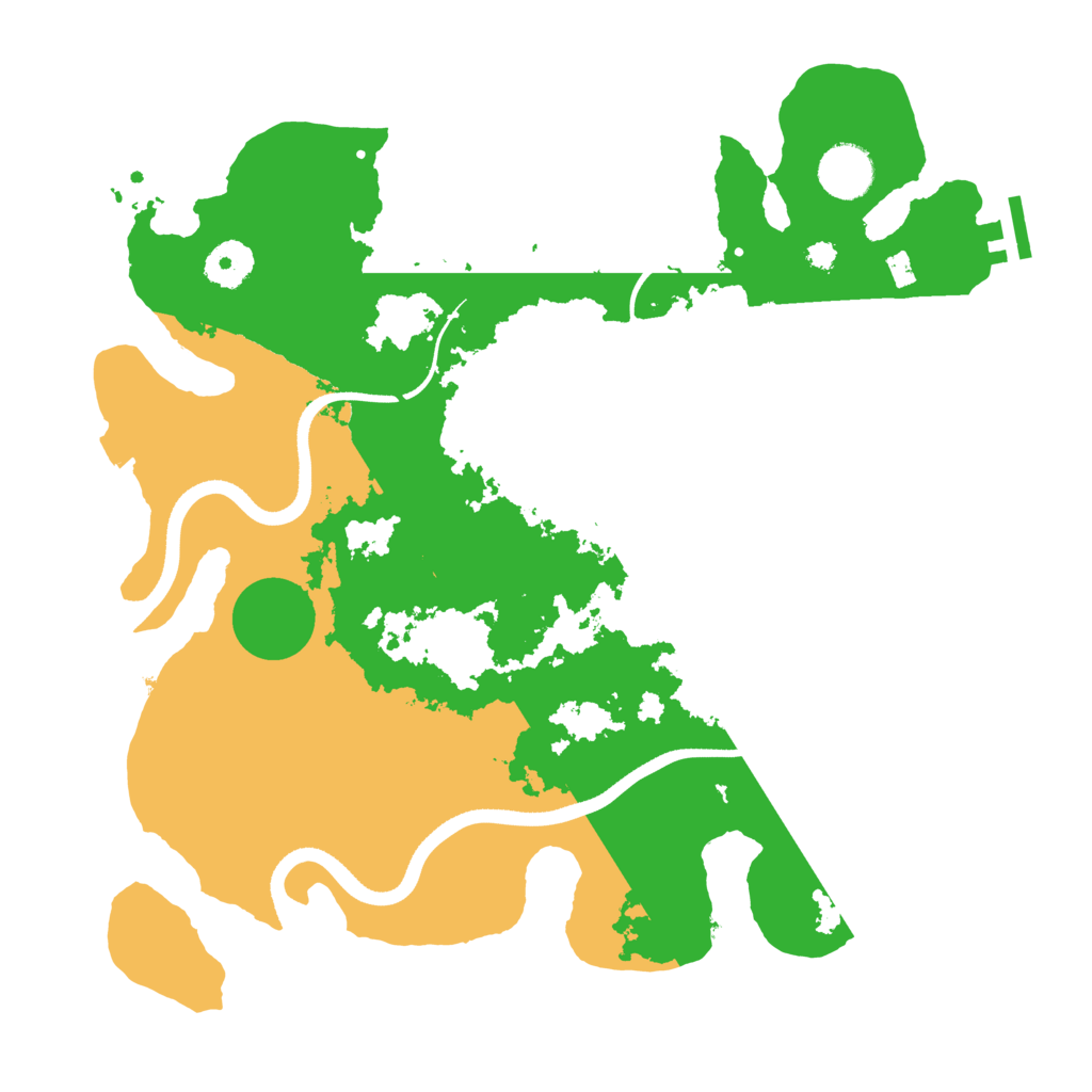 Biome Rust Map: Procedural Map, Size: 3500, Seed: 978680102