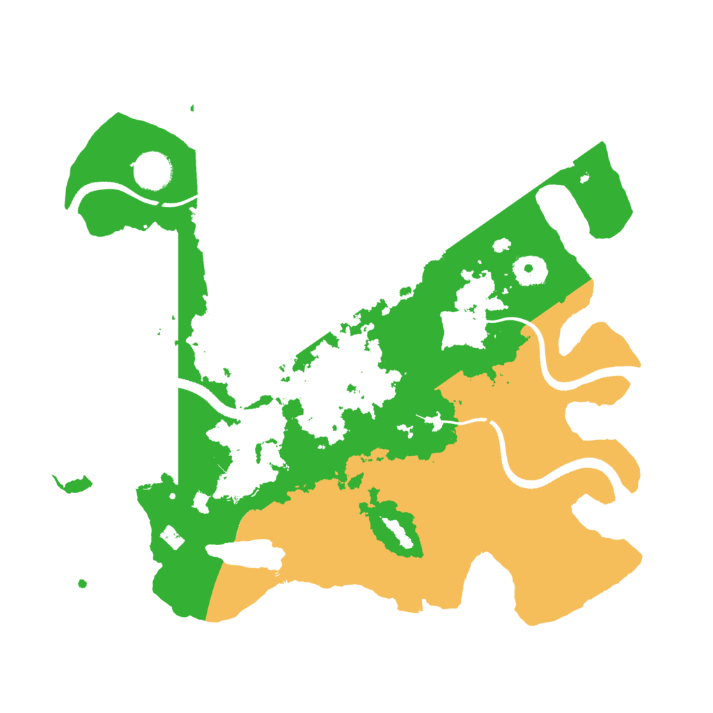 Biome Rust Map: Procedural Map, Size: 3300, Seed: 1574264997