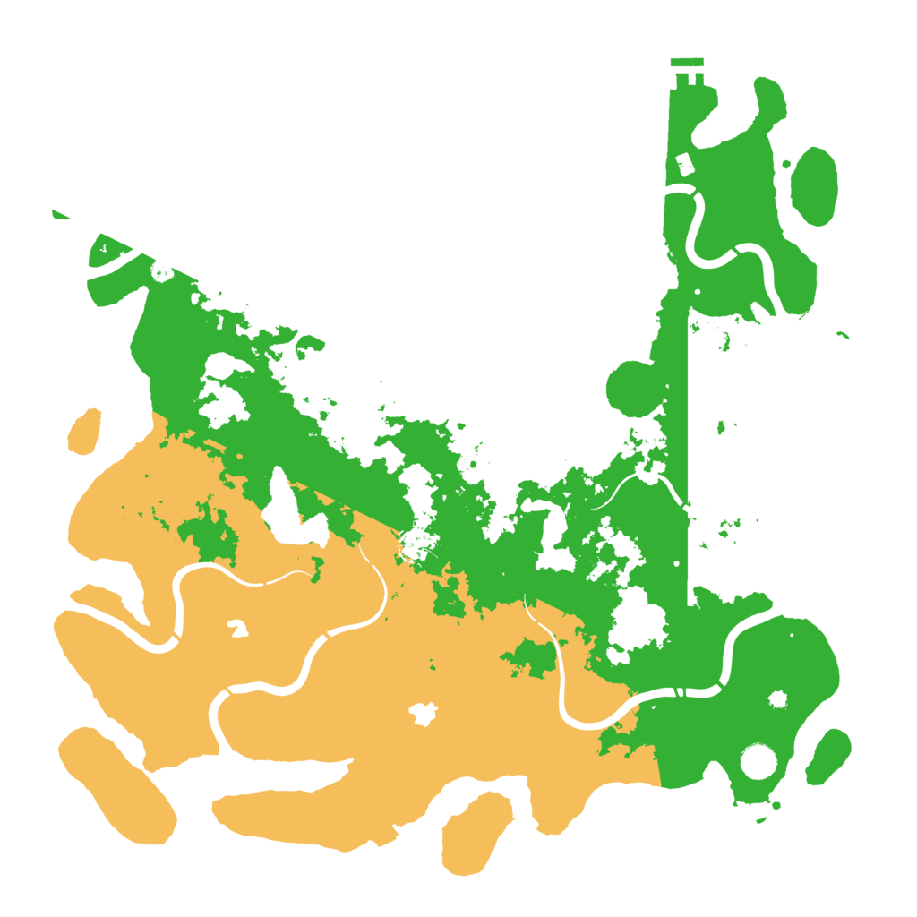 Biome Rust Map: Procedural Map, Size: 4500, Seed: 1026768454