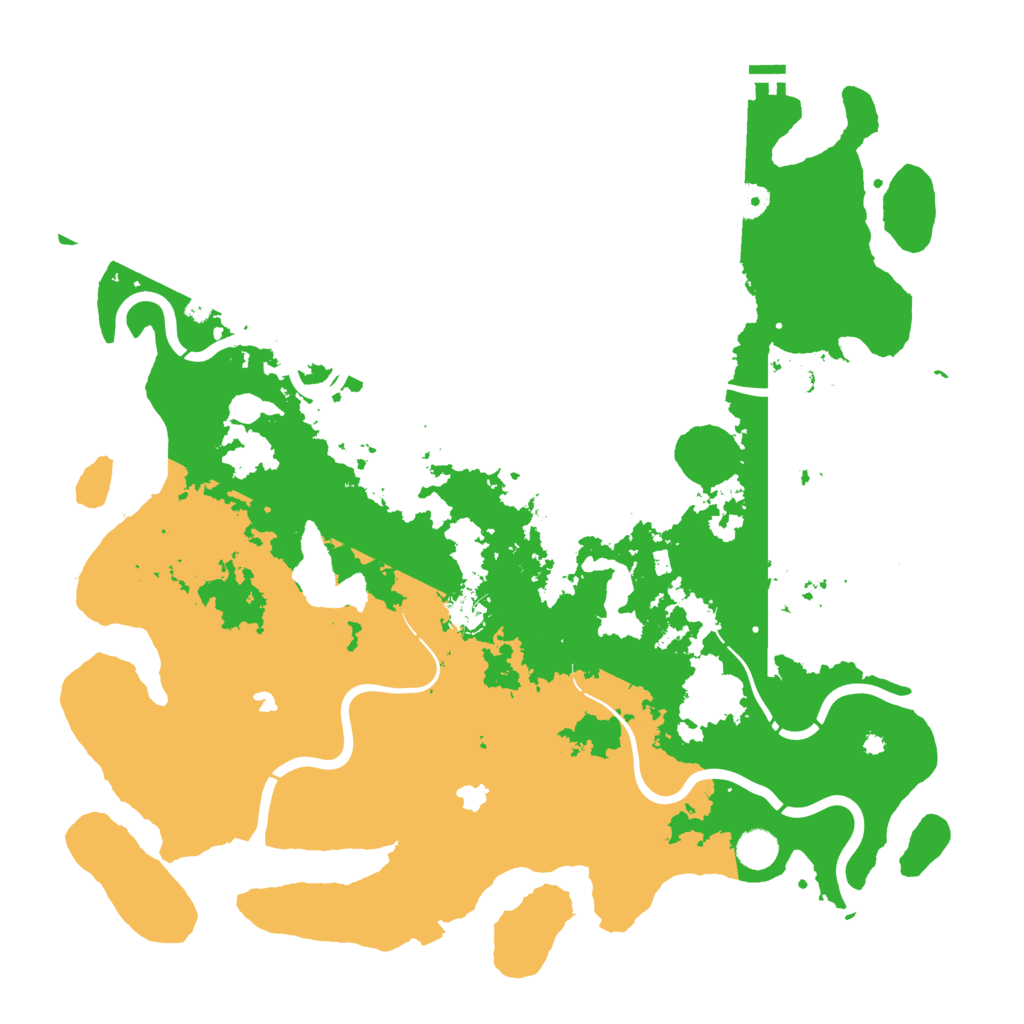 Biome Rust Map: Procedural Map, Size: 4500, Seed: 1026768454