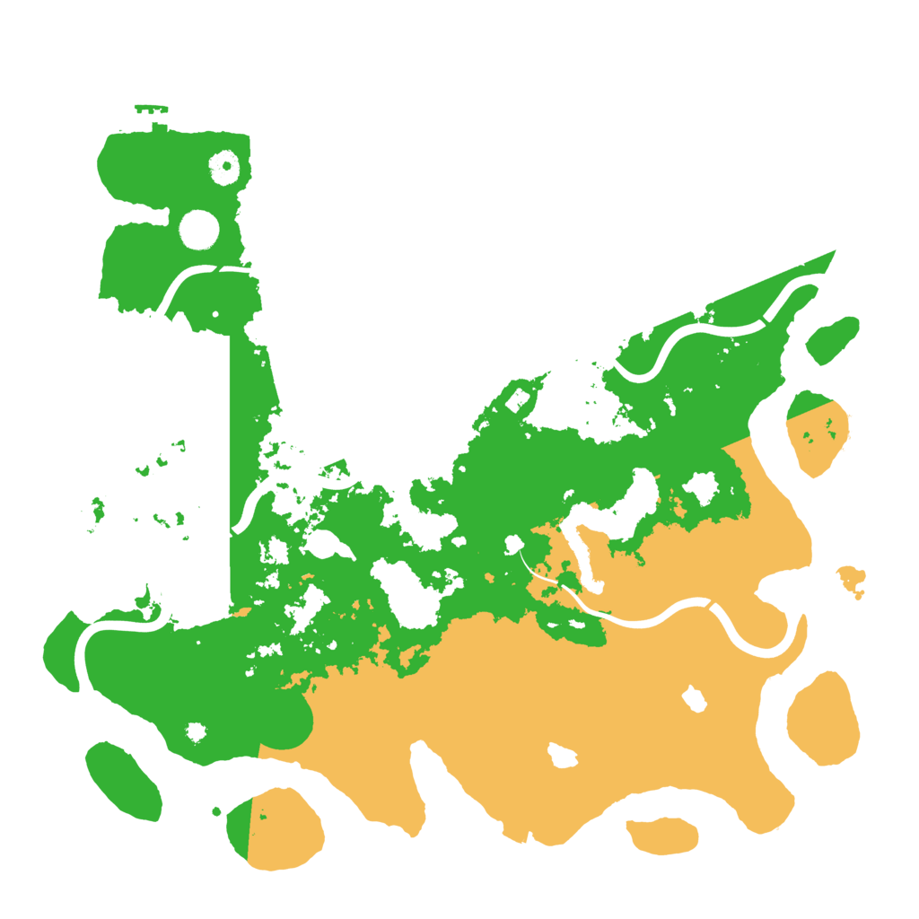 Biome Rust Map: Procedural Map, Size: 4200, Seed: 712830889