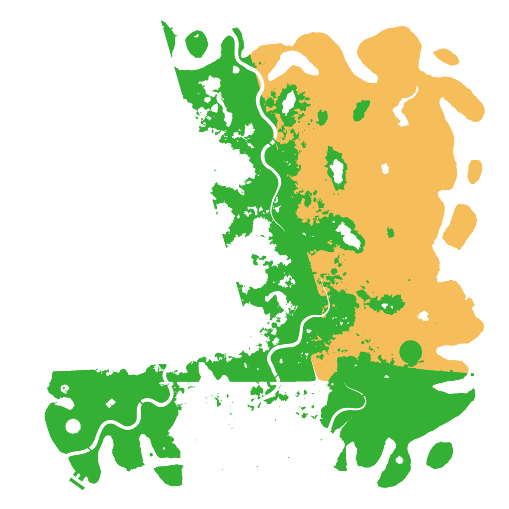 Biome Rust Map: Procedural Map, Size: 6000, Seed: 852900