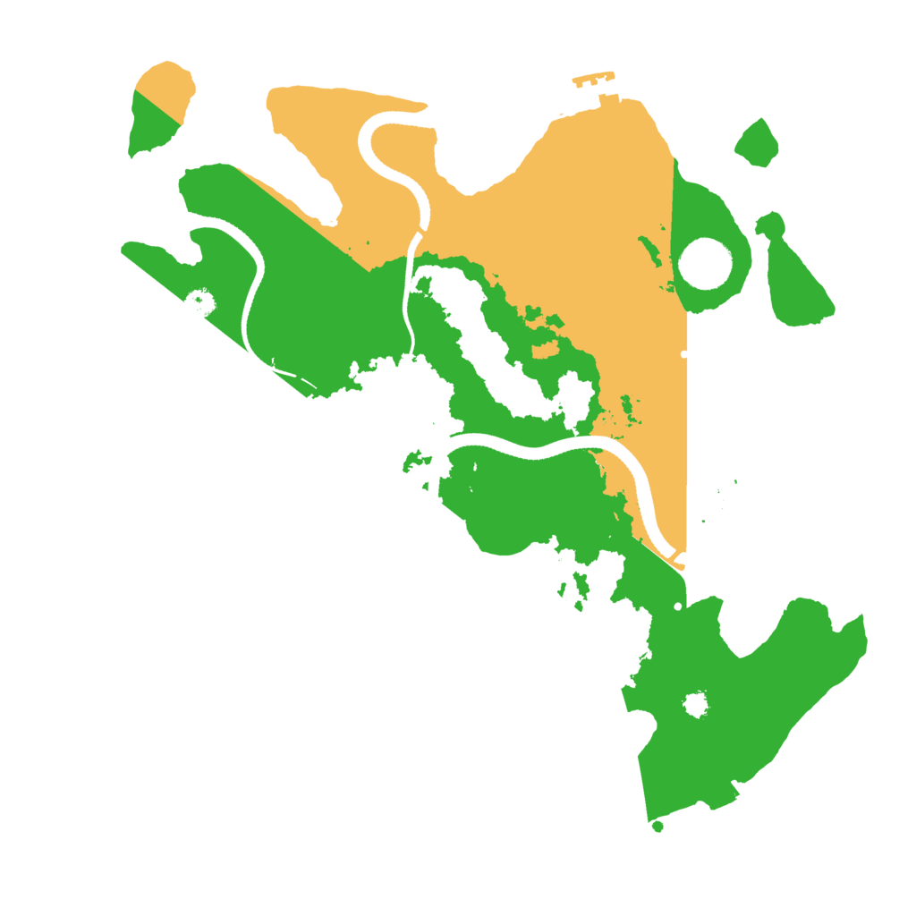 Biome Rust Map: Procedural Map, Size: 3300, Seed: 1574264995