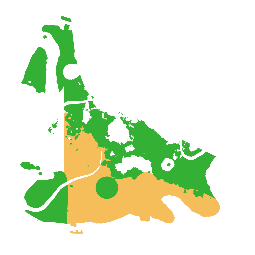 Biome Rust Map: Procedural Map, Size: 3000, Seed: 827379887