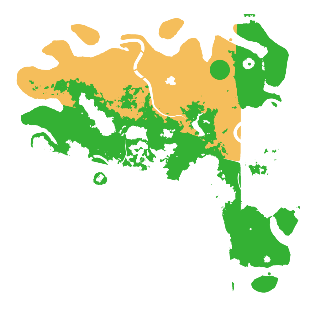 Biome Rust Map: Procedural Map, Size: 4250, Seed: 638674932