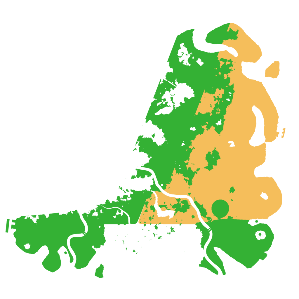 Biome Rust Map: Procedural Map, Size: 4500, Seed: 216745985