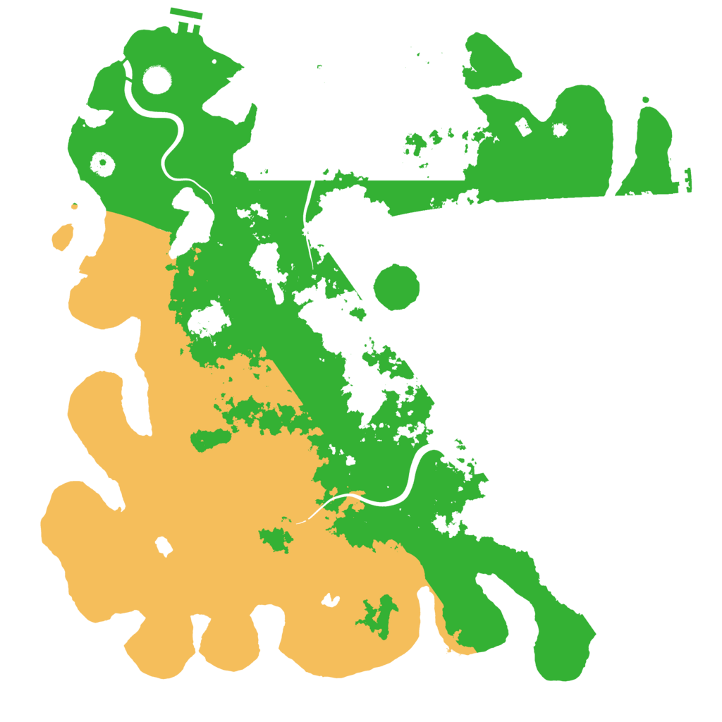 Biome Rust Map: Procedural Map, Size: 4500, Seed: 443692818