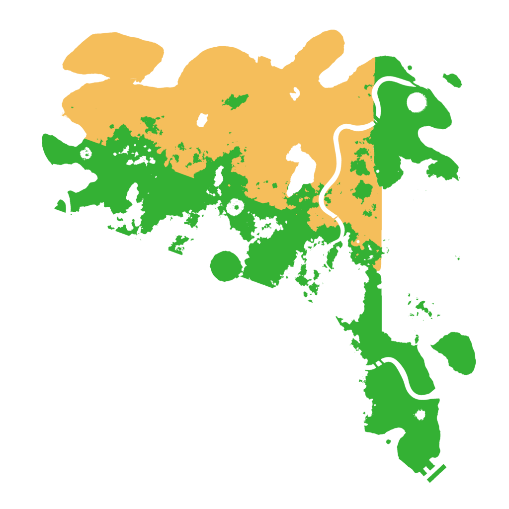 Biome Rust Map: Procedural Map, Size: 4500, Seed: 1668063068