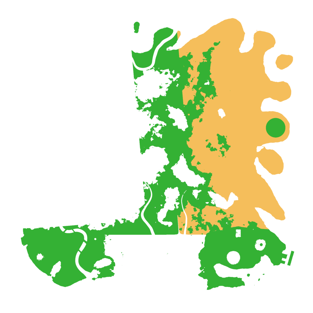 Biome Rust Map: Procedural Map, Size: 4250, Seed: 150348777