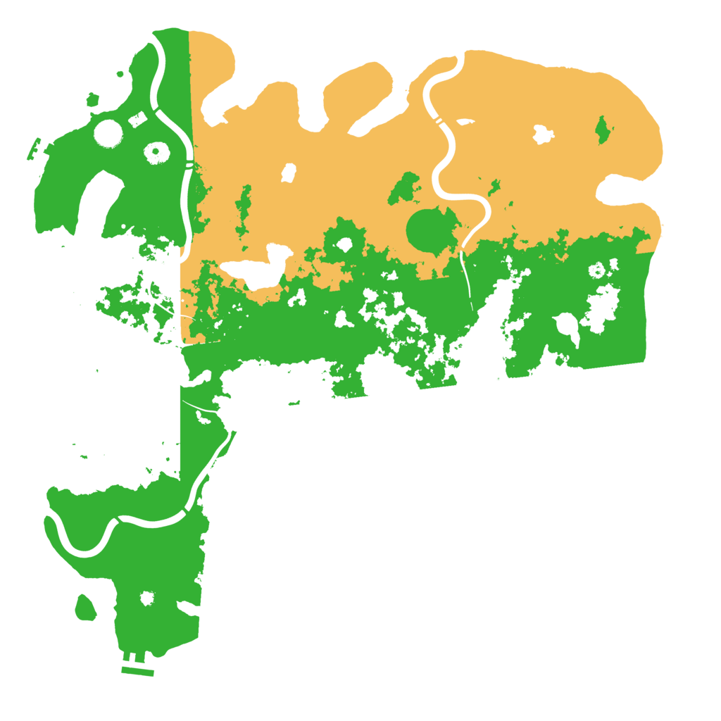 Biome Rust Map: Procedural Map, Size: 4500, Seed: 890198495