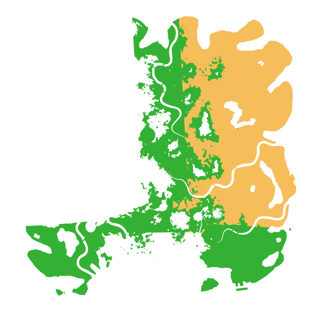 Biome Rust Map: Procedural Map, Size: 5500, Seed: 98137215