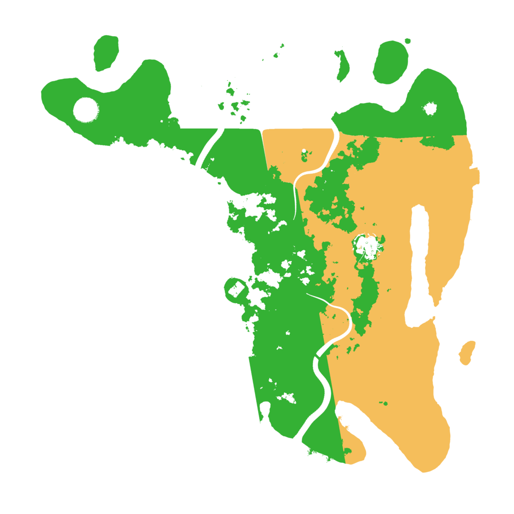 Biome Rust Map: Procedural Map, Size: 3600, Seed: 787
