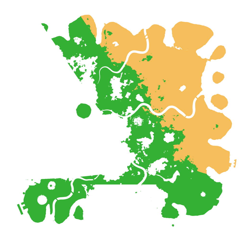 Biome Rust Map: Procedural Map, Size: 4500, Seed: 1629858655