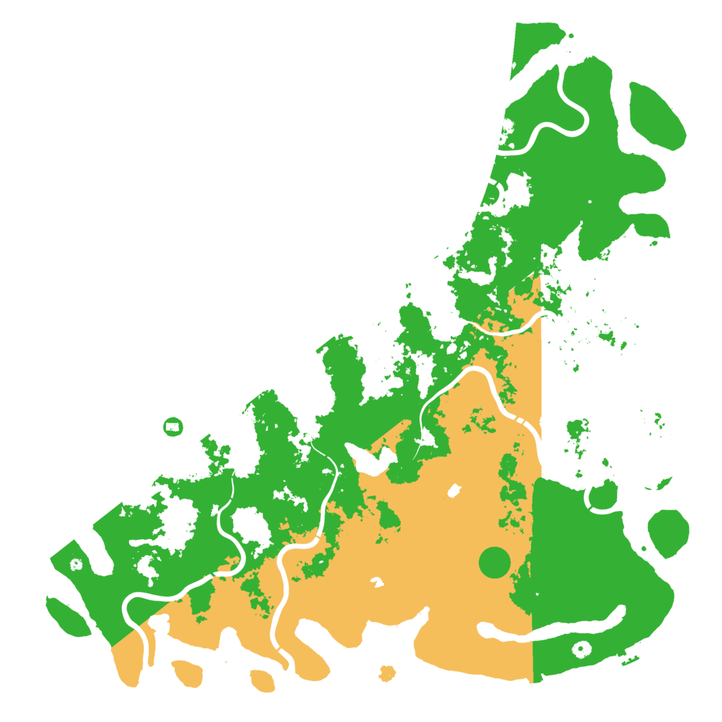 Biome Rust Map: Procedural Map, Size: 6000, Seed: 20260301