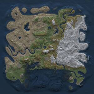 Thumbnail Rust Map: Procedural Map, Size: 4800, Seed: 641237922, 17 Monuments