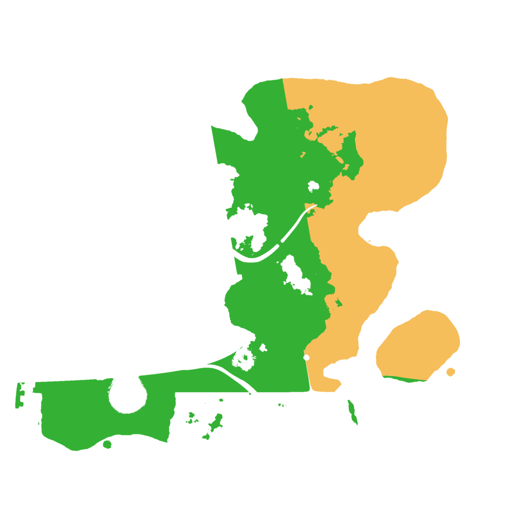 Biome Rust Map: Procedural Map, Size: 2500, Seed: 737265591