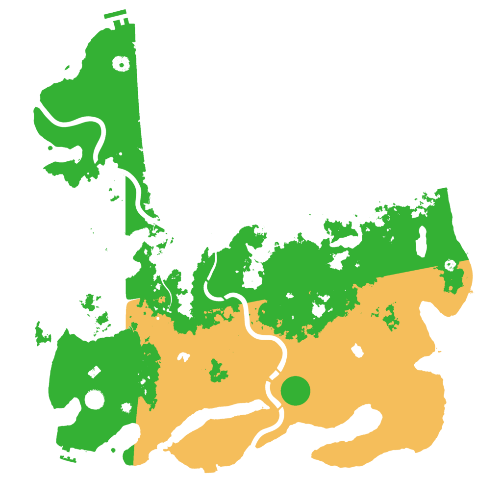 Biome Rust Map: Procedural Map, Size: 4500, Seed: 1908431395