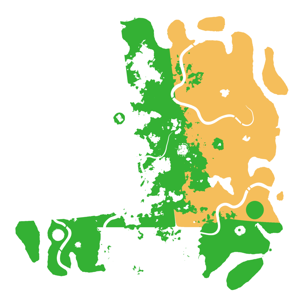 Biome Rust Map: Procedural Map, Size: 4500, Seed: 175279384