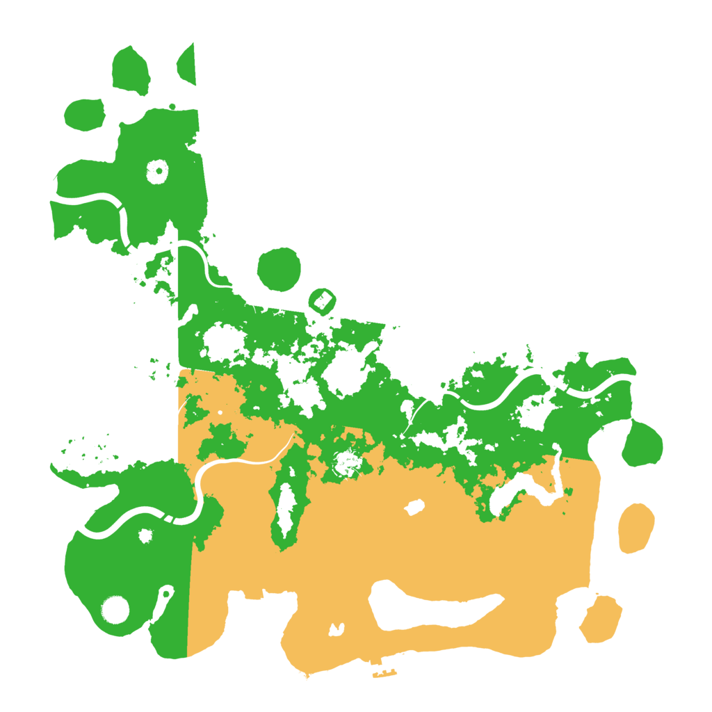 Biome Rust Map: Procedural Map, Size: 4500, Seed: 1217545911