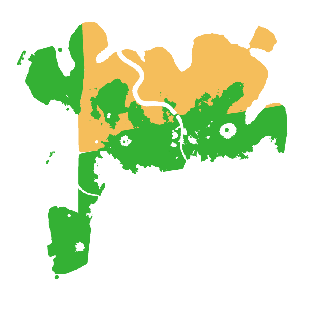 Biome Rust Map: Procedural Map, Size: 3000, Seed: 19996