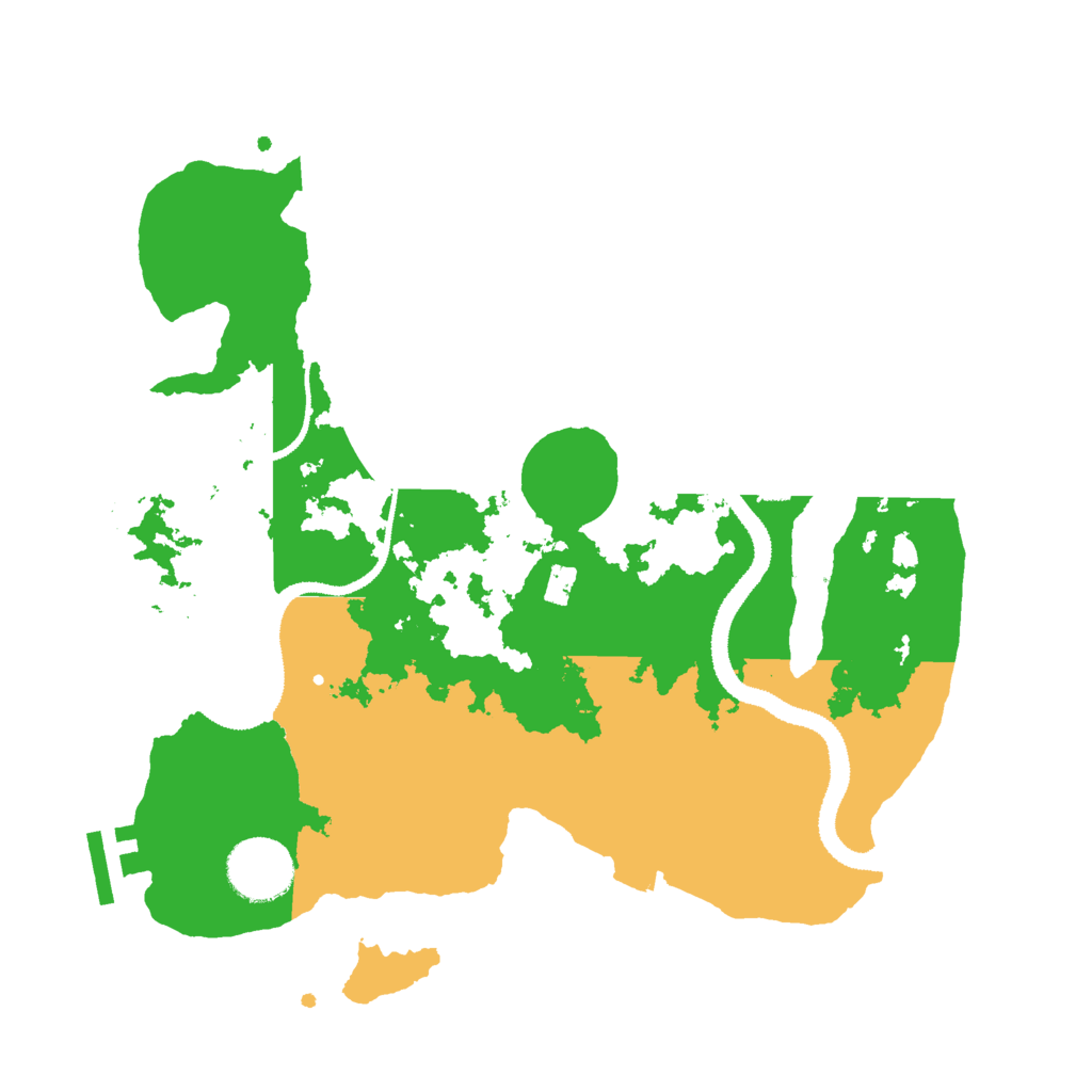Biome Rust Map: Procedural Map, Size: 3000, Seed: 111117