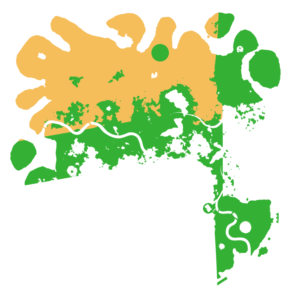 Biome Rust Map: Procedural Map, Size: 4500, Seed: 656023387