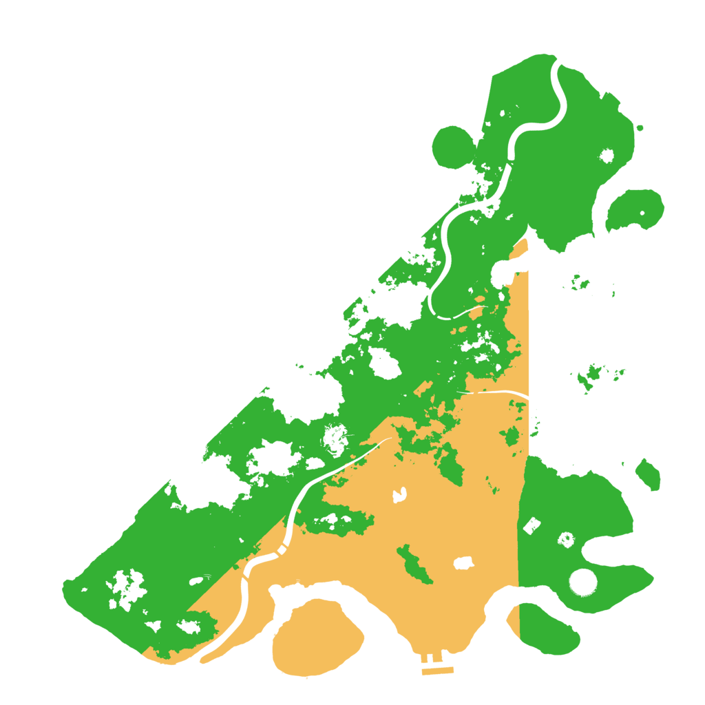 Biome Rust Map: Procedural Map, Size: 4500, Seed: 1274601039