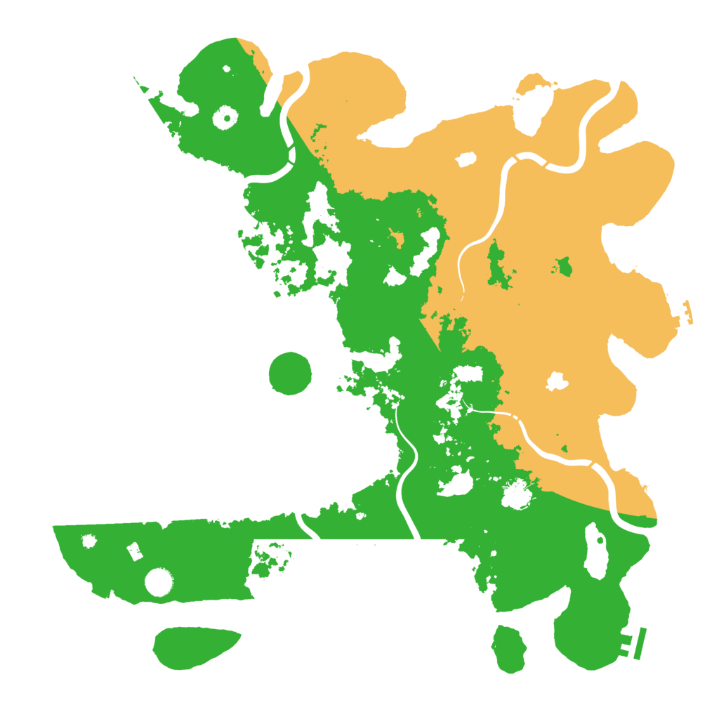 Biome Rust Map: Procedural Map, Size: 4500, Seed: 245737879
