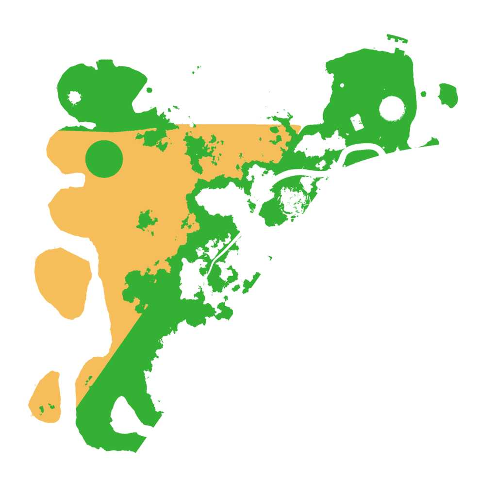 Biome Rust Map: Procedural Map, Size: 3500, Seed: 548980900