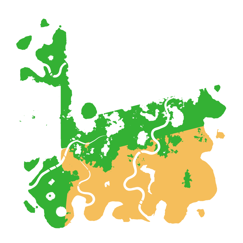 Biome Rust Map: Procedural Map, Size: 4270, Seed: 1